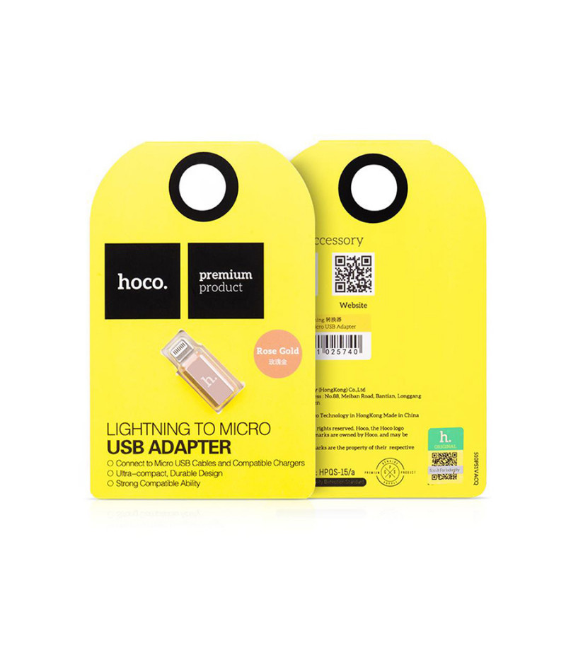 Hoco Lightning to Micro Adapter, Art.:000492