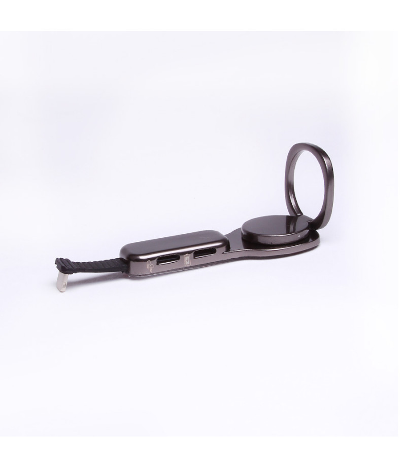 Dual Lightn. Audio Converter with Ring Holder, Art.:000485-2